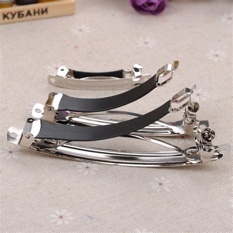 Silver Metal Hair Clips 